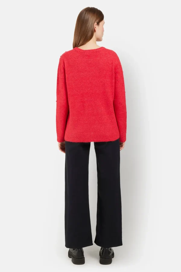 Pullover - Berry Red Melange