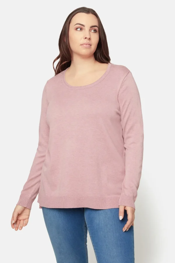 Pullover - Dark Rose Melange