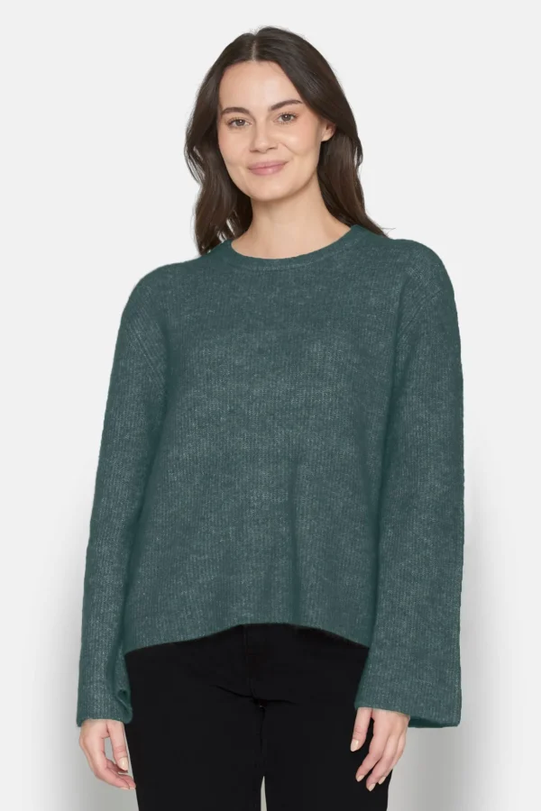 Pullover - Dusty Turquoise melange