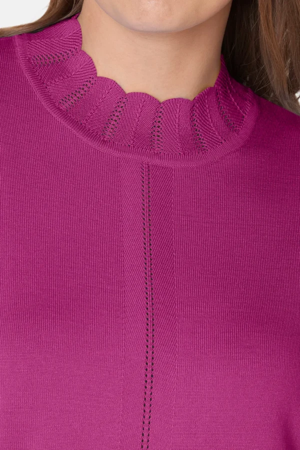 Pullover - Fuchsia Red