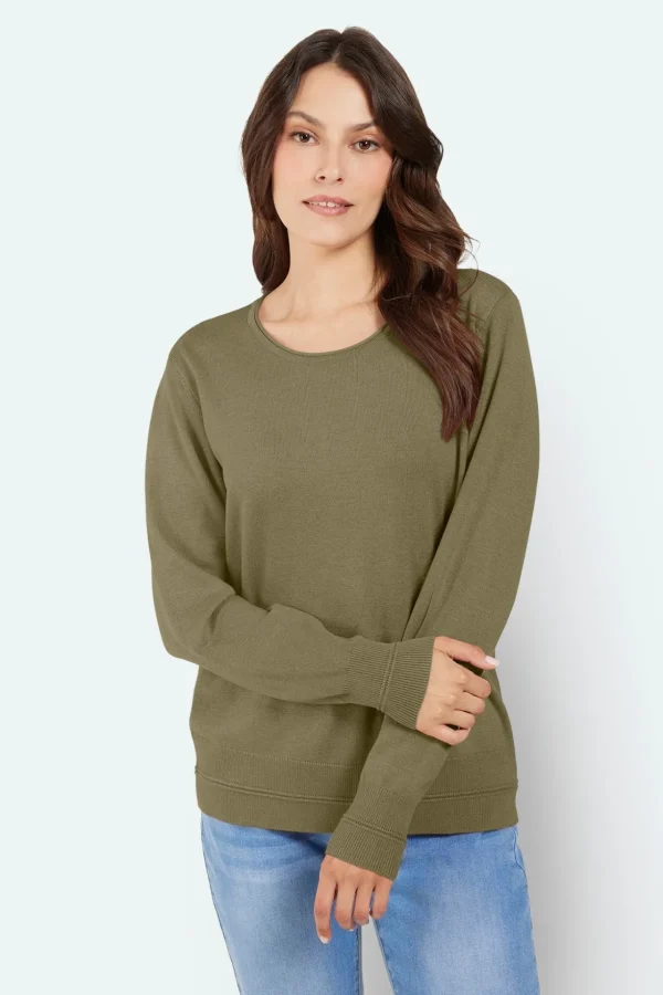 Pullover - Herb Green melange