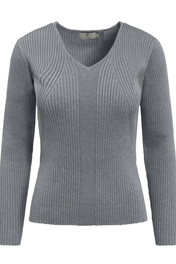 Pullover - Light Grey Melange