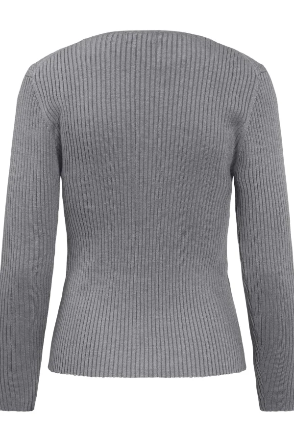 Pullover - Light Grey Melange