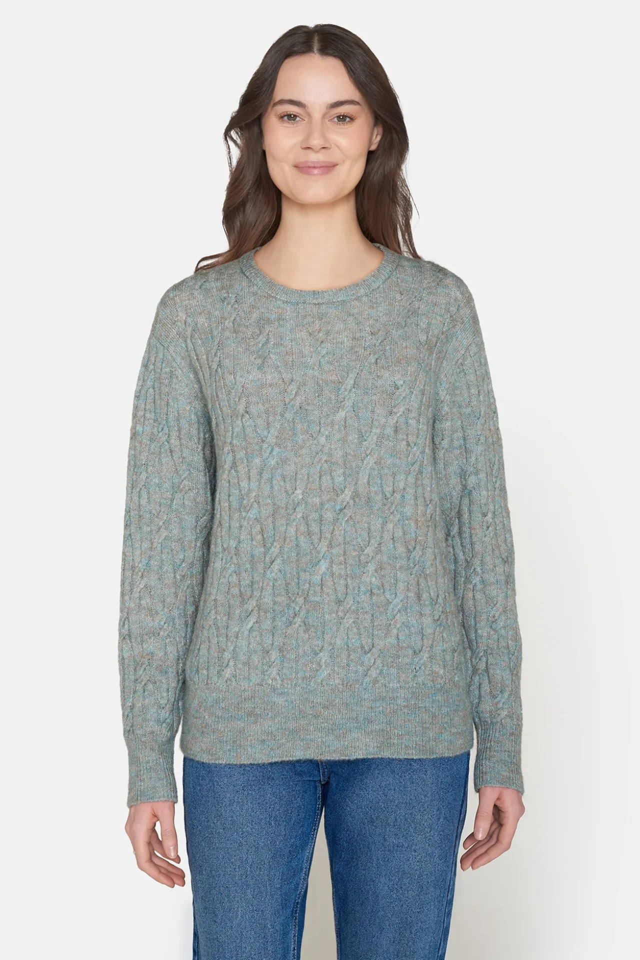 pullover__stvet_tyrkies_0.webp Pullover - Støvet Tyrkies