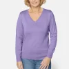 Pullover Med V-hals - Lilac