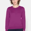 Pullover O-hals - Fuchsia Pink