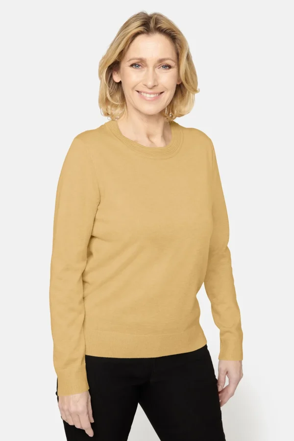 Pullover O-hals - Sahara Sun