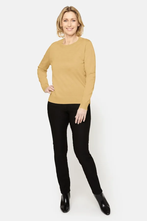 Pullover O-hals - Sahara Sun