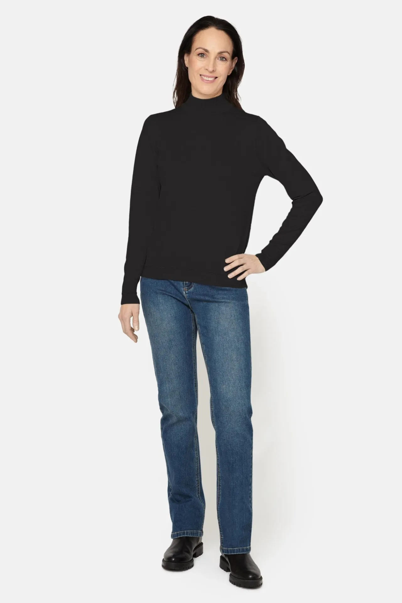 pullover_rullekrave__blac_2.webp Pullover Rullekrave - Black