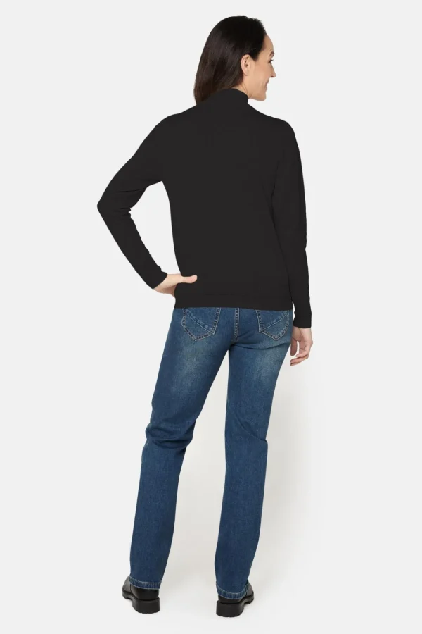 Pullover Rullekrave - Black