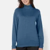 Pullover Rullekrave - Blue Horizon Melange