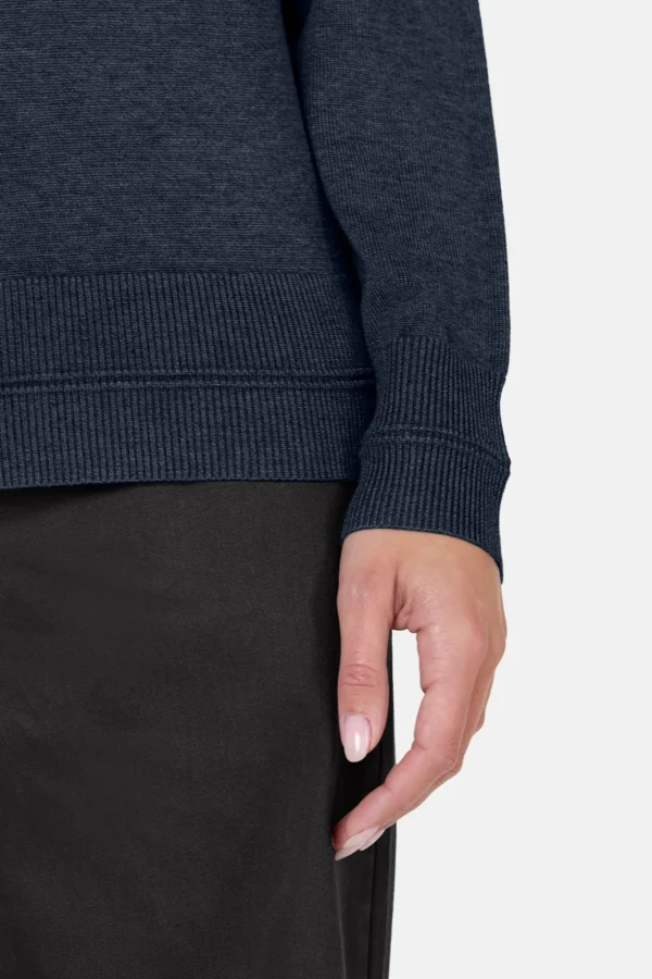 Pullover Rullekrave - Navy