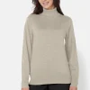 Pullover Rullekrave - Rainy Day Melange