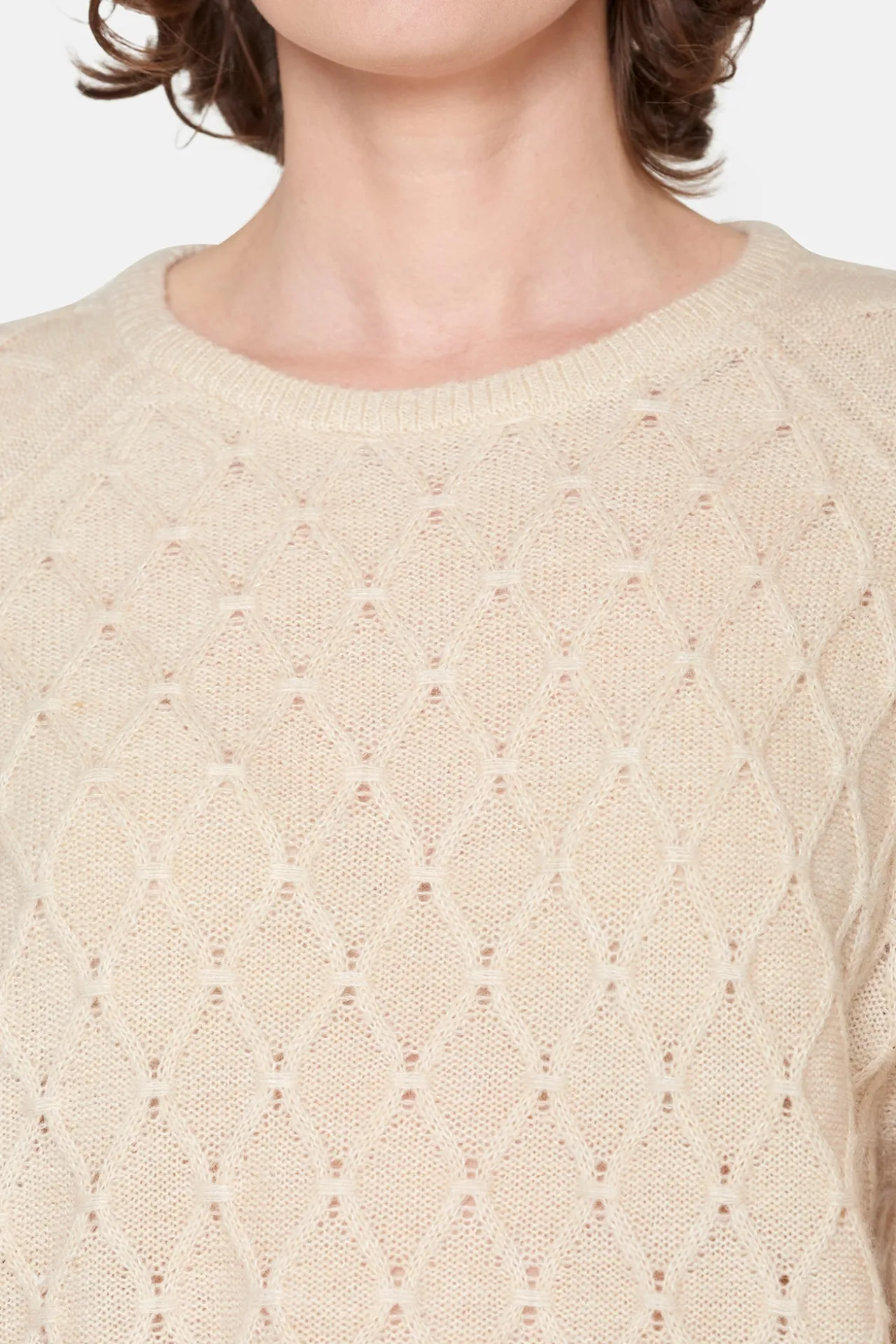 rmet_pullover__rainy_day_1.webp 3/4 ærmet Pullover - Rainy Day Melange