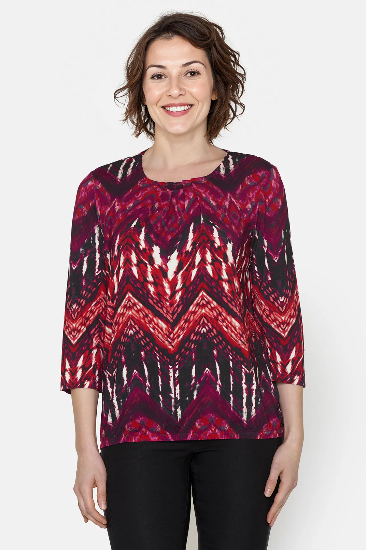 rmet_tshirt__fuchsia_pin_0-1.webp 3/4 ærmet T-shirt - Fuchsia Pink