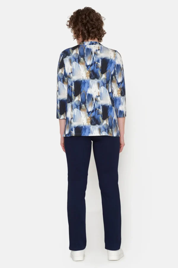 3/4 ærmet T-shirt - Navy