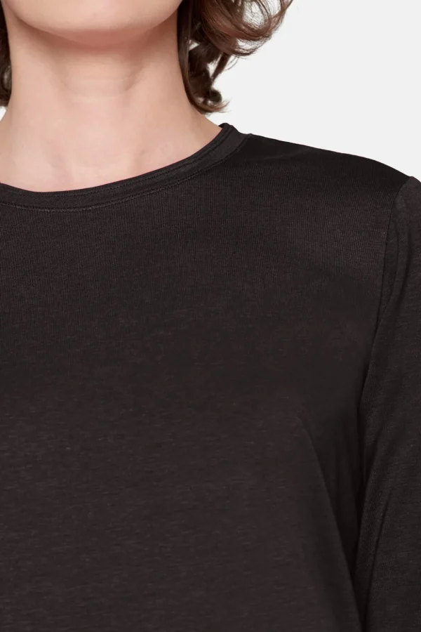 3/4 ærmet T-shirt - Sort