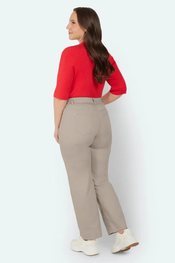 Selma Straight Leg Pants - Sand