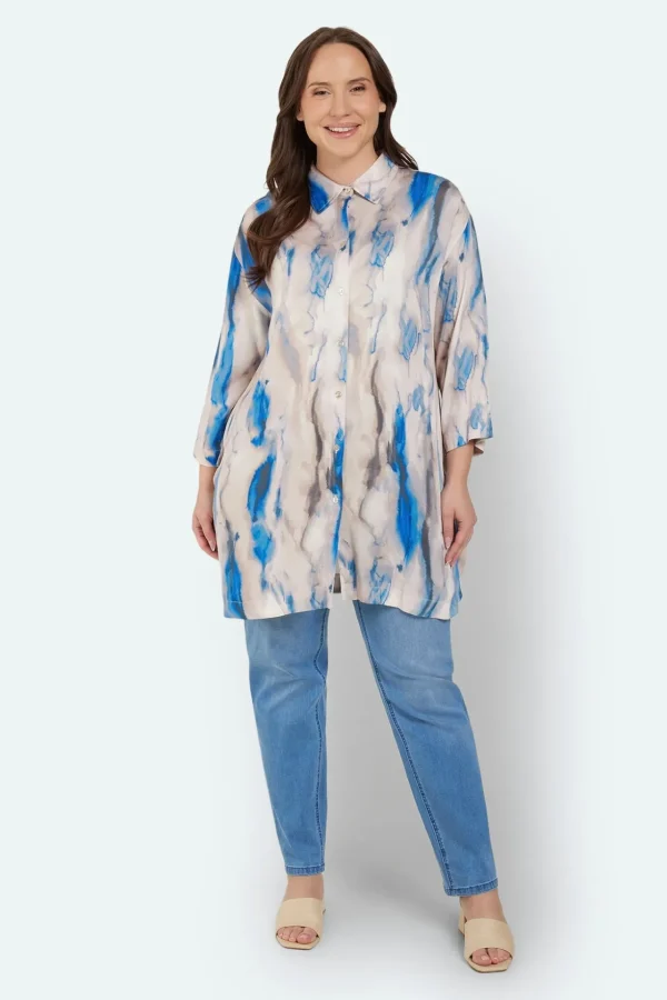 Shirt - Blue/Sand Mix