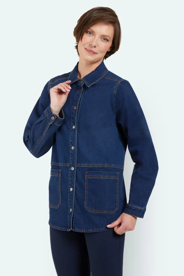 Skjorte - Blå denim
