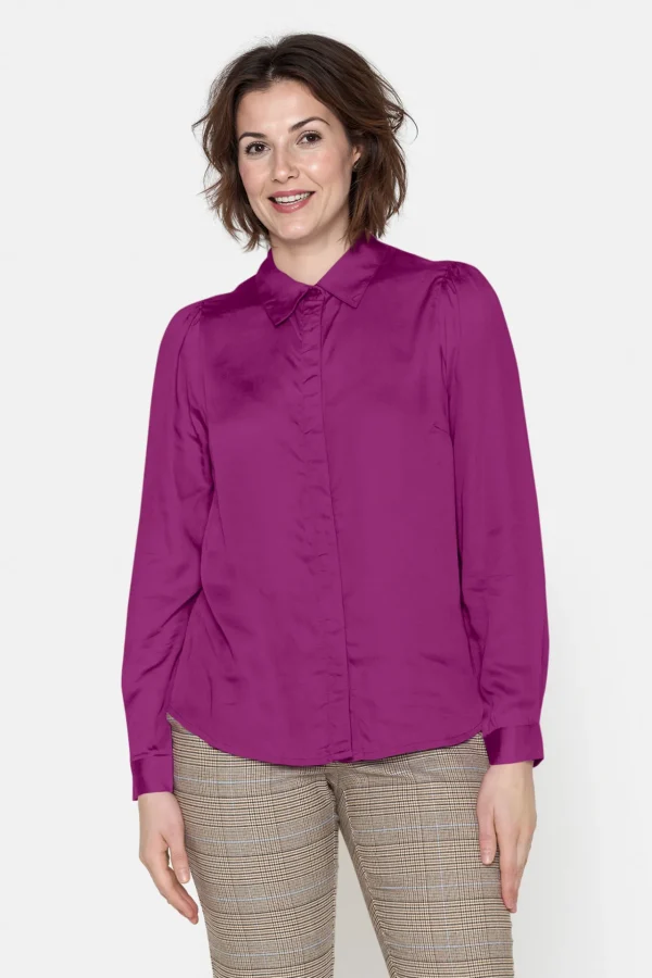 Skjorte - Fuchsia Pink