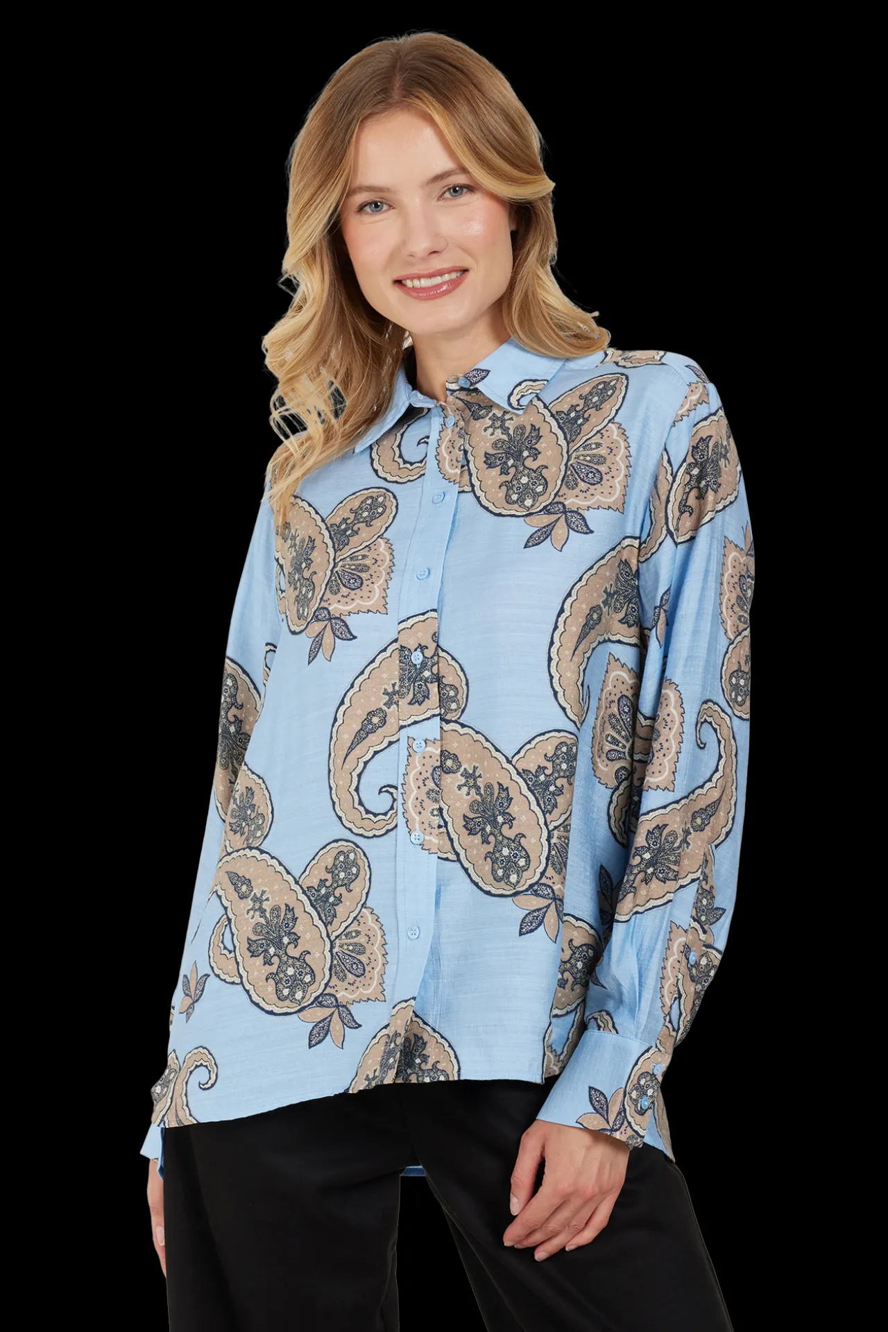skjorte__lysebl__paisleyp_0.webp Skjorte - Lyseblå - paisleyprint