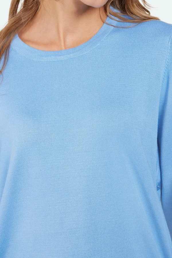 3/4 Sleeve Pullover - Oxygen