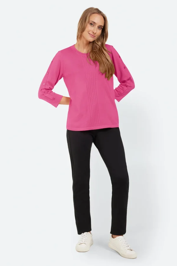 3/4 Sleeve Pullover - Pink