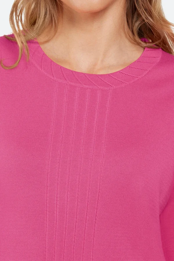 3/4 Sleeve Pullover - Pink