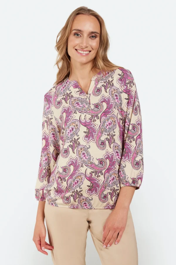 3/4 Sleeve T-shirt - Pink