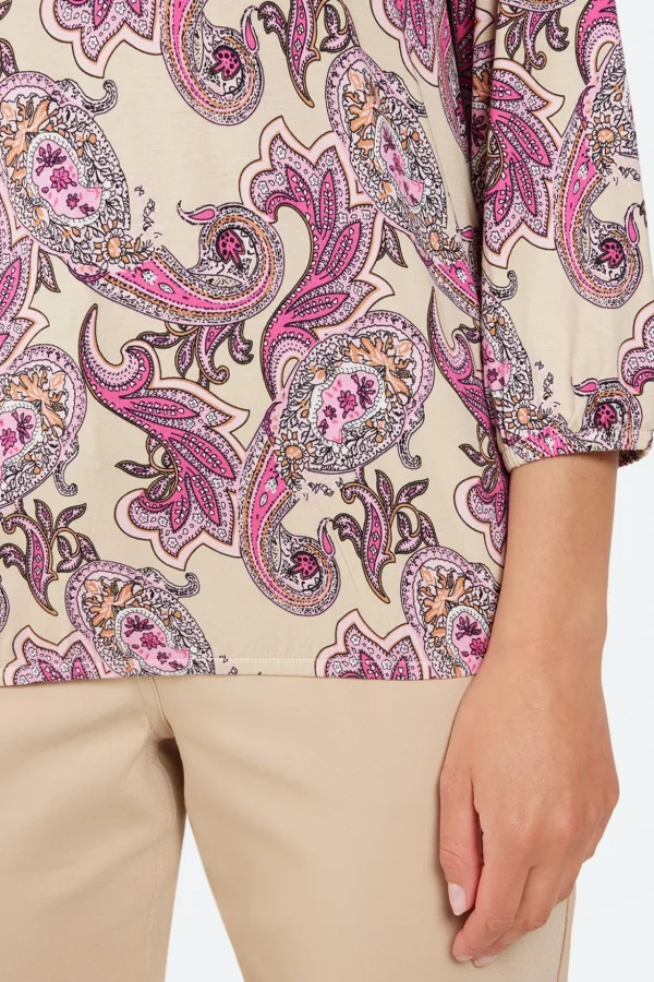 3/4 Sleeve T-shirt - Pink