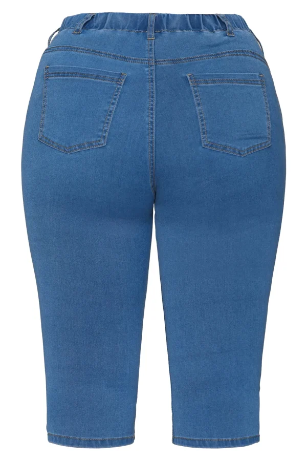 Sofia Capri Jeans - Medium Blue Denim