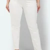 Sofia Straight 7/8 Jeans - Hvid