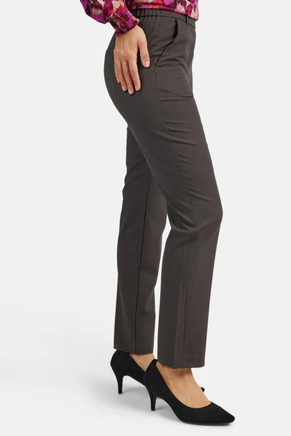 Sofie Bukser Med Elastikbånd I Taljen - Deer - Slim fit