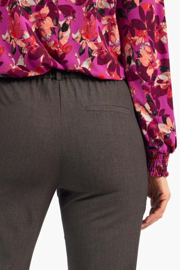 Sofie Bukser Med Elastikbånd I Taljen - Deer - Slim fit