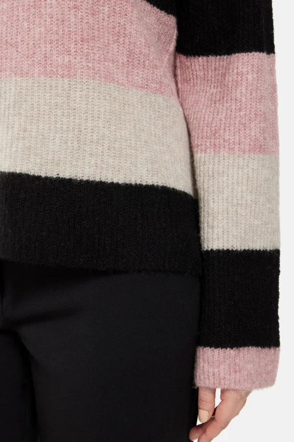 Strik pullover - Rosa Mix