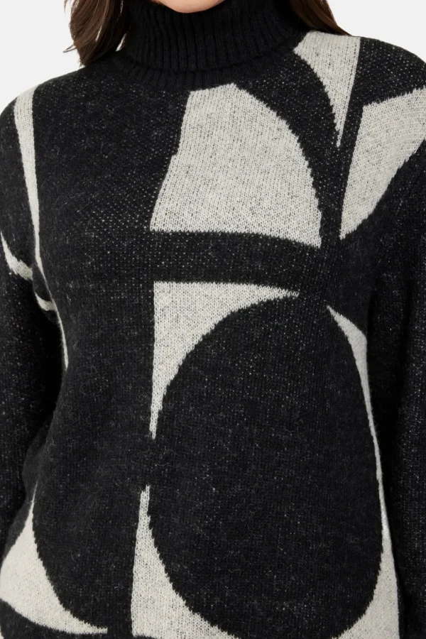Strik pullover - Sort
