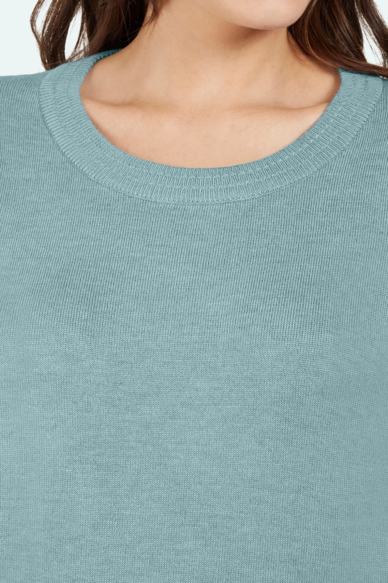 sweater_kortrmet__sea_gre_1.webp Sweater Kortærmet - Sea Green Melange