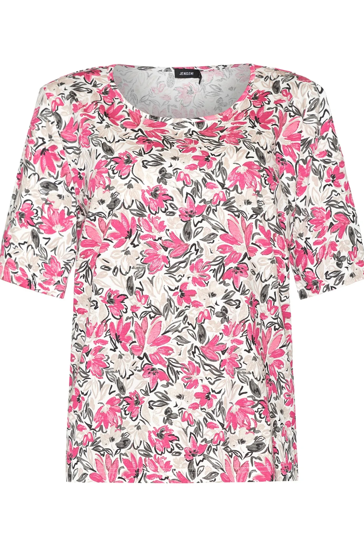 tshirt_kortrmet__pink_yar_4.webp T-shirt Kortærmet - Pink Yarrow Mix