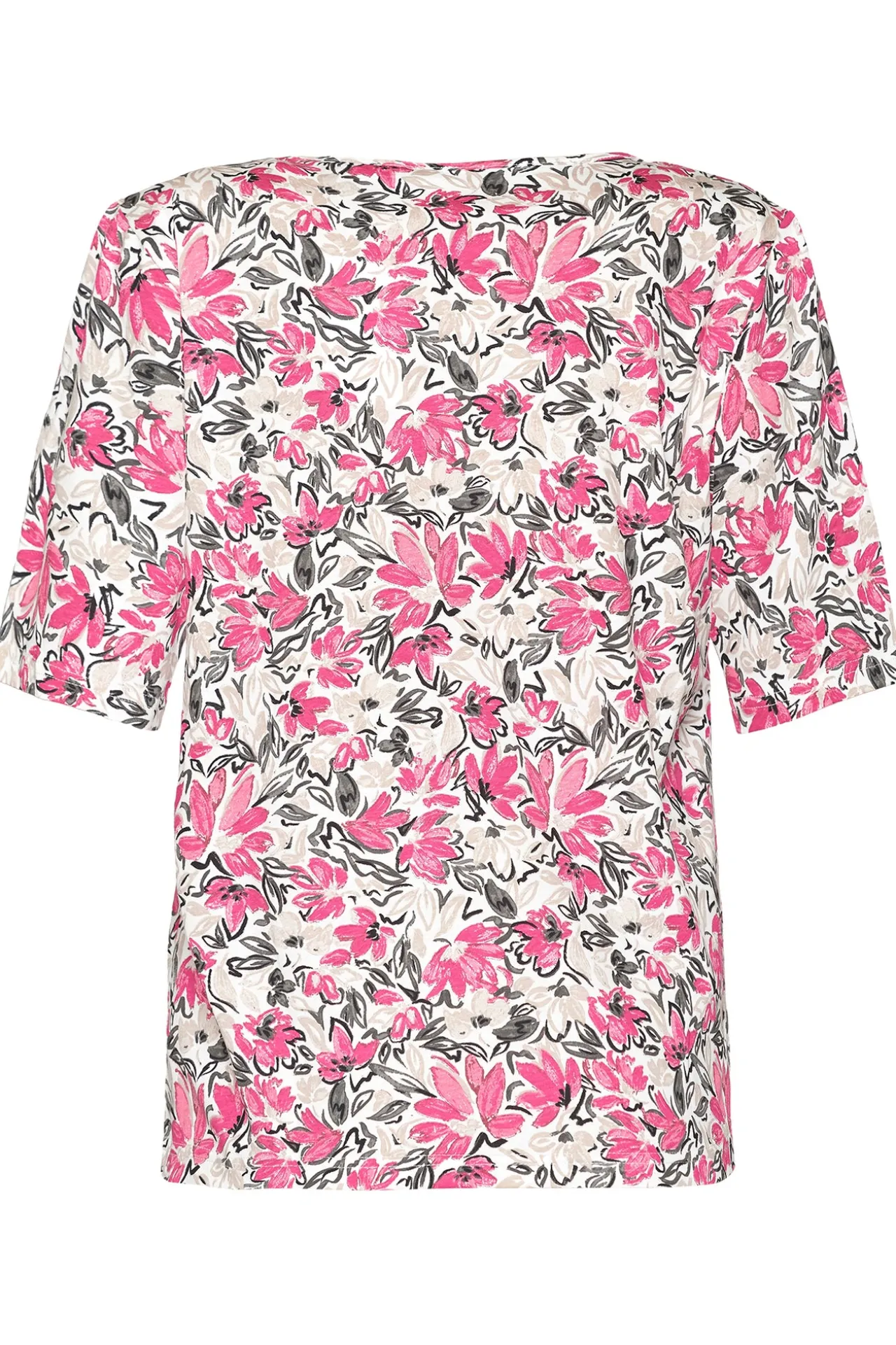 tshirt_kortrmet__pink_yar_5.webp T-shirt Kortærmet - Pink Yarrow Mix