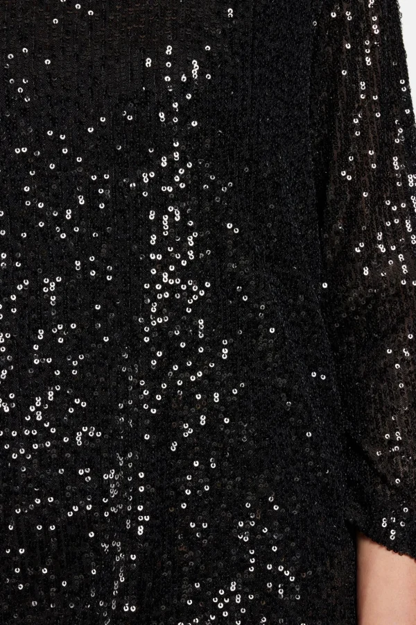 T-shirt Med 3/4 ærmer - Black