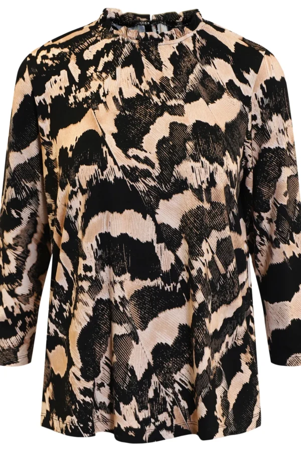 T-shirt Med 3/4 ærmer - Brun