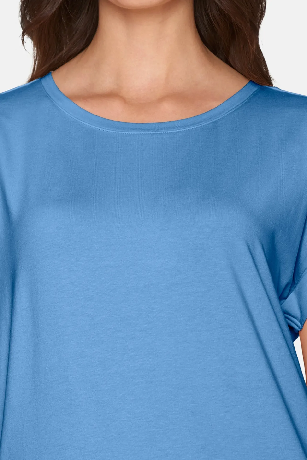 tshirt_med_korte_rmer__bl_1.webp T-shirt Med Korte ærmer - Blue