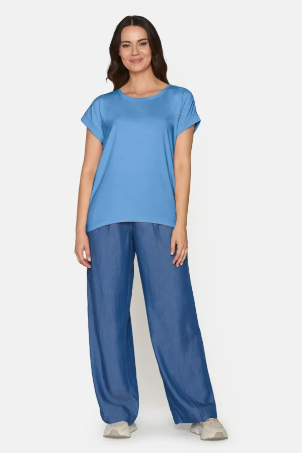 T-shirt Med Korte ærmer - Blue