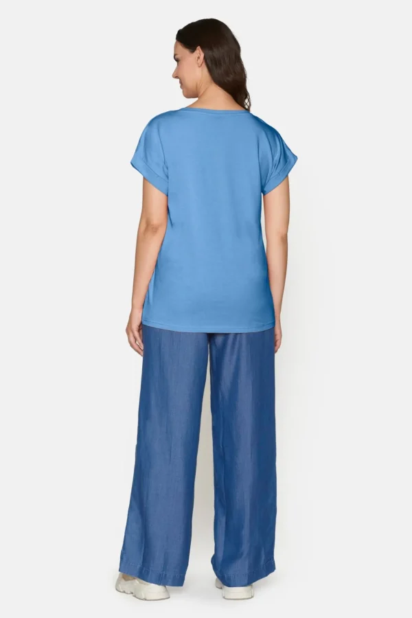 T-shirt Med Korte ærmer - Blue