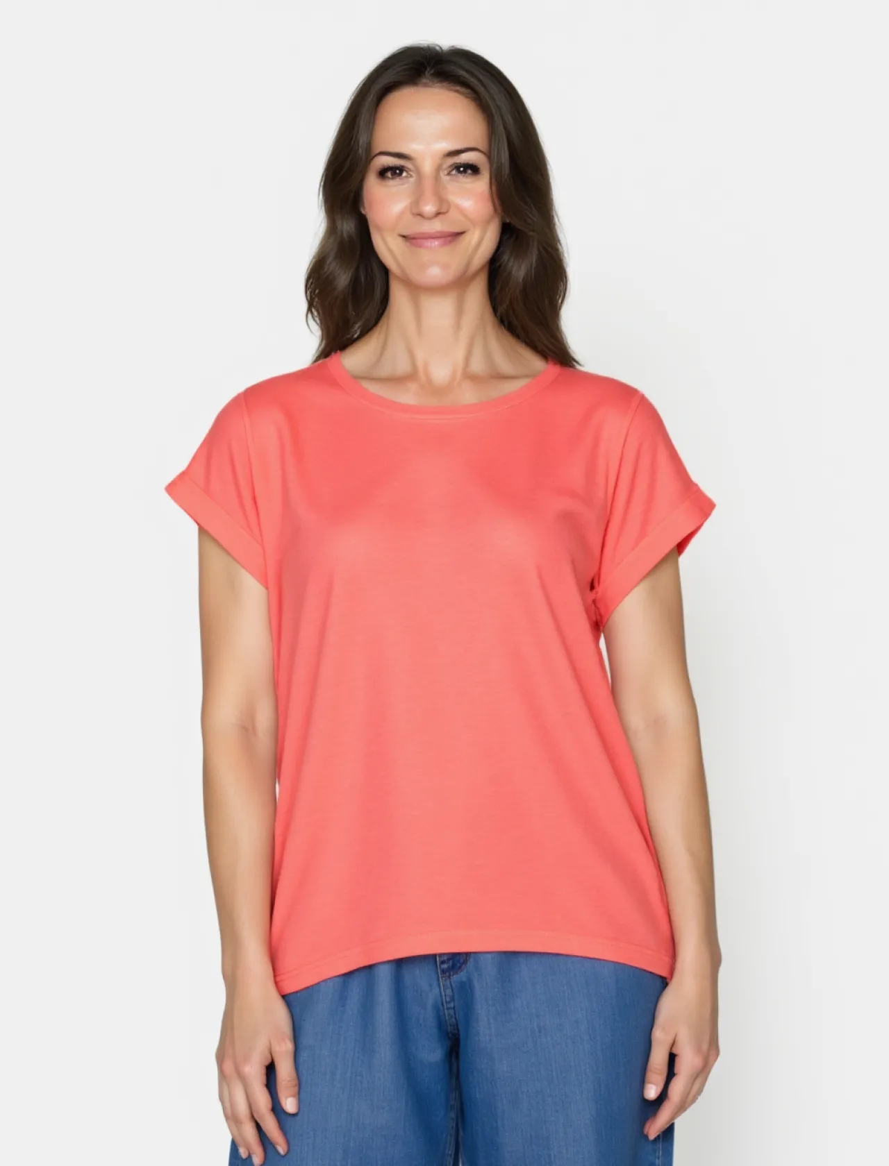 tshirt_med_korte_rmer__me_0.webp T-shirt Med Korte ærmer - Melon