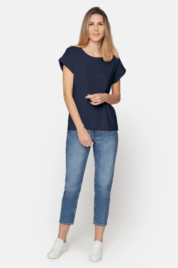 T-shirt Med Korte ærmer - Navy
