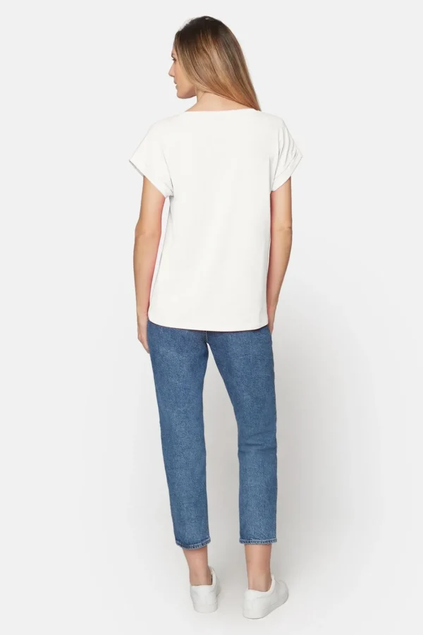 T-shirt Med Korte ærmer - Off White