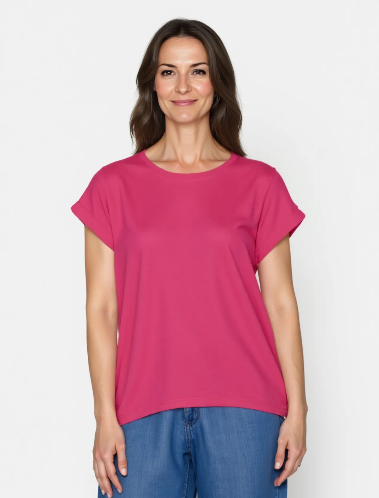 tshirt_med_korte_rmer__ra_0.webp T-shirt Med Korte ærmer - Raspberry