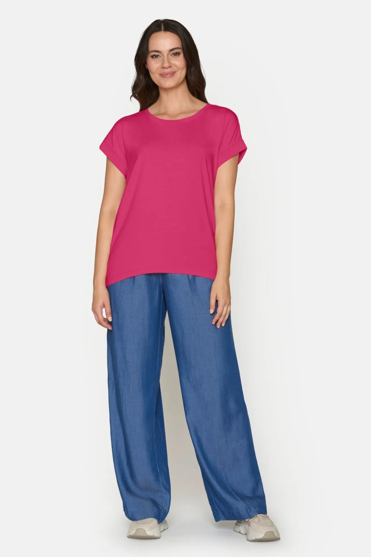 tshirt_med_korte_rmer__ra_2.webp T-shirt Med Korte ærmer - Raspberry